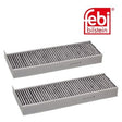 Febi 48474 Cabin Filter Set High Performance Fits Citro�n C4 Picasso 2014 - 2025