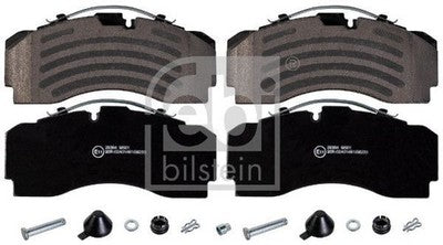 Febi 174312 Brake Pad Set Rear Front With Fastening Material High Performance