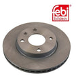 Febi 106354 Brake Disc Front High Performance Fits Vauxhall Viva 2015 - 2018
