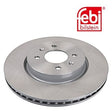 Febi 108438 Brake Disc Front High Performance Fits Hyundai i20 2014 - 2020