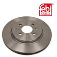 Febi 108504 Brake Disc Front High Performance Fits Suzuki Swift 2010 - 2024