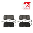 Febi 16611 Brake Pad Set Front Axle Premium Grade Durable High Performance