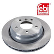 Febi 17162 Brake Disc Rear High Performance Fits BMW 5 Series 1998 - 2000