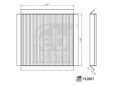 Febi 192861 Cabin Filter Standard Premium Grade Durable Fits MG MG3 2011 - 2025