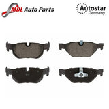 AutoStar Germany For BMW BRAKE REAR PAD E90/ E81/ E87/ E88/ E84 34212288891