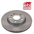 Febi 12036 Brake Disc Front High Performance Fits Citroen Dispatch 2000 - 2006