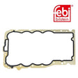 Febi 45682 Oil Pan Gasket Aluminium Premium Fits Opel Corsa 2006 - 2014