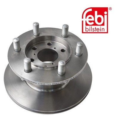 Febi 17343 Brake Disc Front Axle Premium Fits Iveco Daily 1992 - 1998
