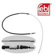 Febi 49628 Premium Brake Cable Left Rear Right Fits Citro�n C4 2007-2008