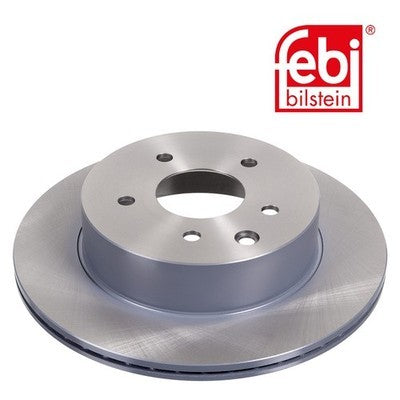 Febi 44119 Brake Disc Rear High Performance Fits Nissan Juke 2014 - 2019