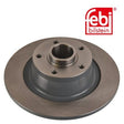 Febi 108200 Brake Disc Rear Axle Premium Fits Renault Megane 2009 - 2015