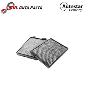 AutoStar Germany Active Carbon Cabin Air Filter Set for BMW E39 64110008138