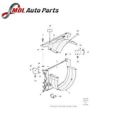 Land Rover Genuine Turbocharger Pressure Hose LR013589 DISCOVERY 4 2010 - 2016
