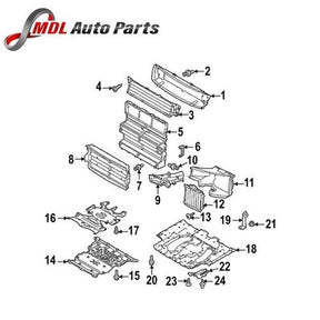 LAND ROVER 523123501 SHUTTER RADIATOR