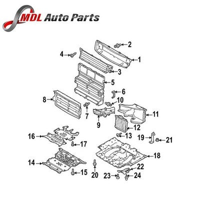 LAND ROVER 523123501 SHUTTER RADIATOR