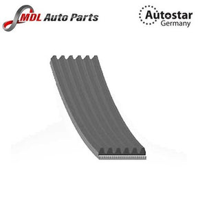 AutoStar Germany V-Ribbed Belt 6PK2409 for Mercedes-Benz A-Class W168