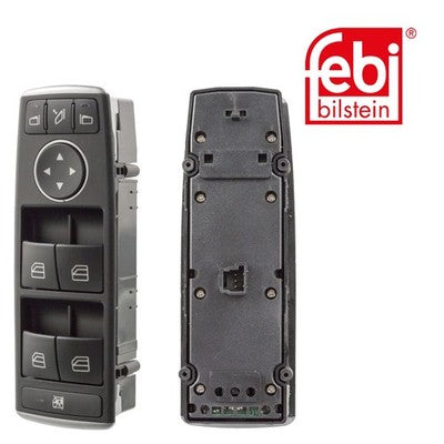 Febi 100943 Switch Unit Driver side Fits Mercedes-Benz C-Class 2009 - 2014