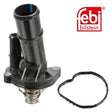 Febi 106075 Thermostat 33mm Premium High Performance Fits Volvo S40 2009 - 2012