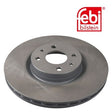 Febi 18546 Brake Disc Front Axle Premium Fits Fiat Doblo 2013 - 2023