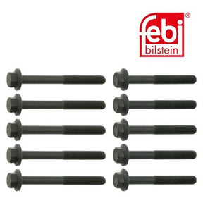 Febi 14304 Cylinder Head Bolt Set Standard Durable Fits Fiat Scudo 1996 - 2006