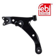 Febi 22949 Control Arm Front Left Lower Sheet Steel Fits Toyota Corolla 95 - 00