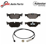 AutoStar Germany Ceramic Front Brake Pads & Sensor Set BMW E90 E81 E87 E88 E84