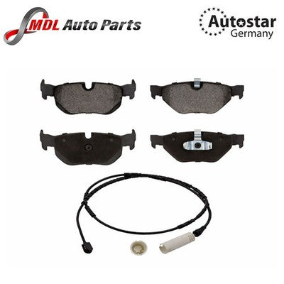 AutoStar Germany Ceramic Front Brake Pads & Sensor Set BMW E90 E81 E87 E88 E84