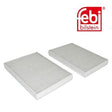 Febi 30642 Cabin Filter Set Premium Fits Mercedes-Benz S-Class 2009 - 2013