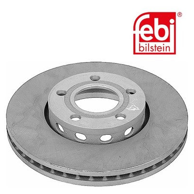 Febi 08458 Brake Disc Front Axle Standard Premium Fits Audi 100 1984 - 1988