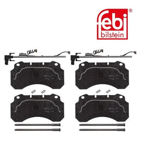 Febi 16685 Brake Pad Set Front Axle With Fastening Material High Performance