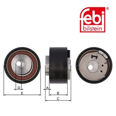 Febi 17769 Tensioner Pulley Premium High Performance Fits Fiat 500L 2013 - 2025
