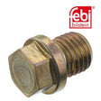 Febi 48904 Oil Drain Plug Steel Male Hex Fits Mercedes-Benz E-Class 2013 - 2015
