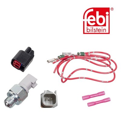 Febi 36102 Reverse Light Switch Aluminium Manual Grey Fits Volvo S60 2001 - 2010