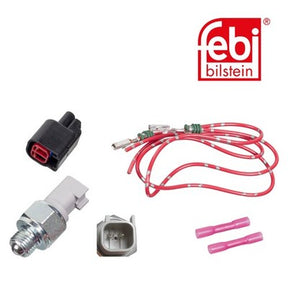 Febi 36102 Reverse Light Switch Aluminium Manual Grey Fits Volvo S60 2001 - 2010