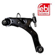 Febi 41839 Control Arm Front Left Sheet Steel Fits Hyundai Elantra 2000 - 2006