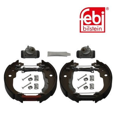 Febi 37550 Brake Shoe Set Rear High Performance Fits Peugeot 207 2007 - 2008