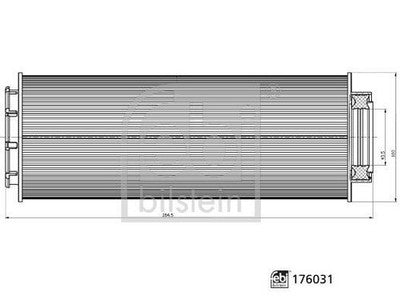 Febi 176031 Fuel Filter Insert With Seal Ring Premium Grade High Performance