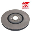 Febi 108206 Brake Disc Front Axle Left Premium Fits VW Golf 2002 - 2005