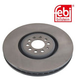 Febi 108206 Brake Disc Front Axle Left Premium Fits VW Golf 2002 - 2005