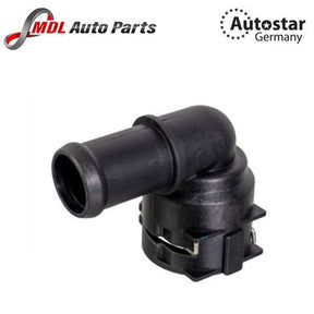RADIATOR COOLANT HOSE CONNECTOR 1K0122291J FITS AUDI