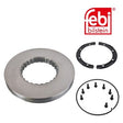 Febi 104670 Brake Disc Rear Axle Front Axle With Bolts And Screws Premium