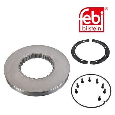 Febi 104670 Brake Disc Rear Axle Front Axle With Bolts And Screws Premium