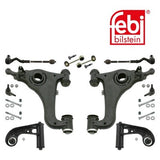 Febi 38498 Control Arm Kit Front Left Right Fits Mercedes-Benz E-Class 1998 - 99