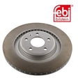 Febi 36454 Brake Disc Rear Axle High Performance Fits Audi A5 2013 - 2017