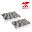 Febi 12264 Cabin Filter Set High Performance Fits BMW 5 Series 1998 - 2000