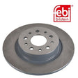 Febi 107714 Brake Disc Rear High Performance Fits Fiat 500L 2013 - 2024