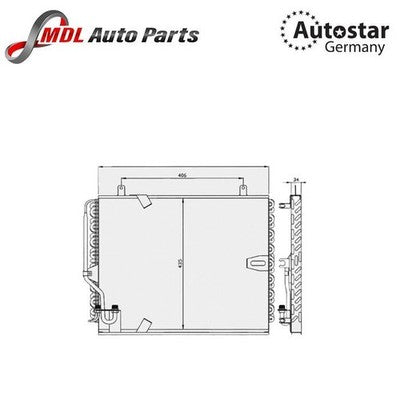 Autostar Germany For BMW CONDENSER E34 64531382291
