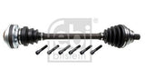 Febi 184677 Drive Shaft Front Axle Left Standard Fits VW Golf 2016 - 2021