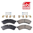 Febi 116257 Brake Pad Set Rear Durable Premium Fits Iveco Daily 2014 - 2025