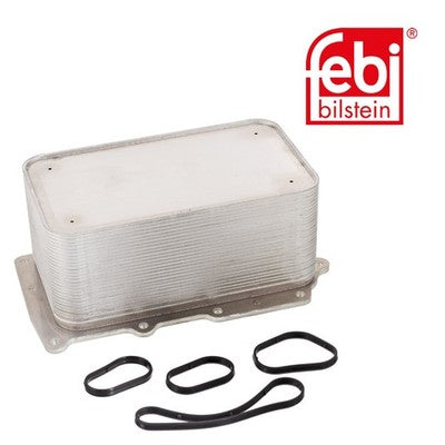 Febi 103371 Oil Cooler With Gasket And Seal Premium Grade High Performance